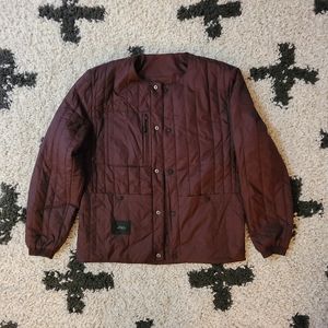 Saturdays NYC reversible collarless jacket - large